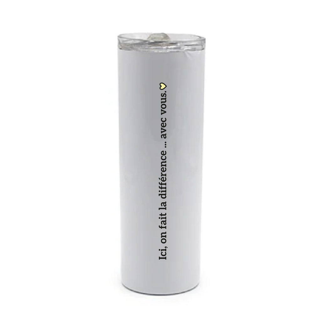 Tumbler avec paille