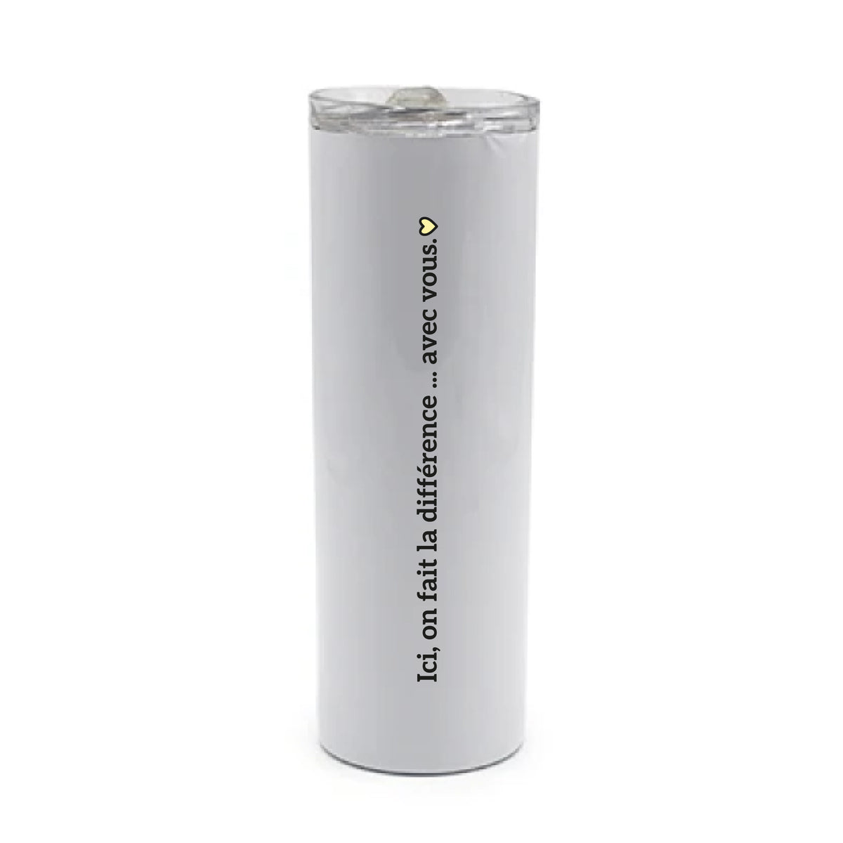 Tumbler avec paille