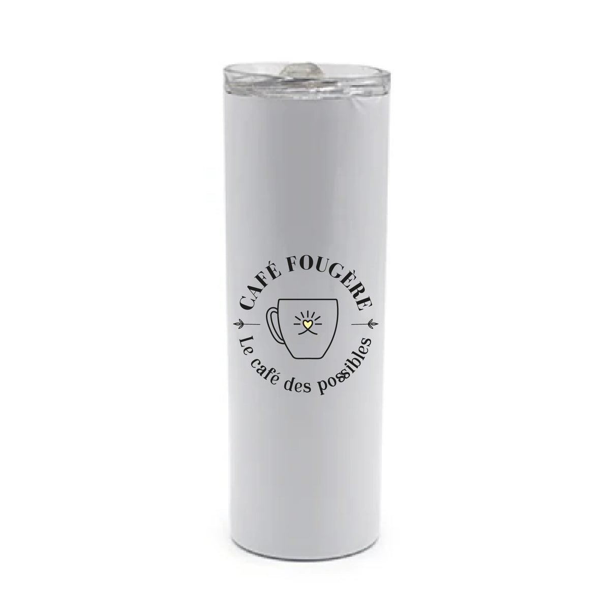 Tumbler avec paille